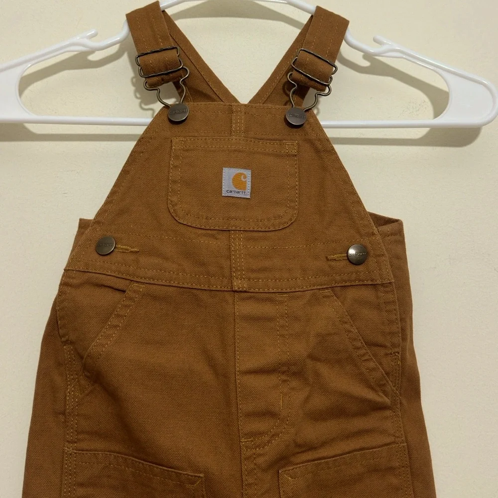 Carhartt Infant Canvas Bib Overalls – Size 6 Months NWT